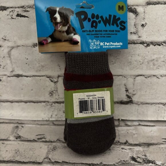 RC Pet Products Pawks Anti-Slip Dog Socks Size M NWT - Picture 1 of 3